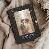 Celestial & Mystieke Sterrennacht Dank u Foto Bedankkaart