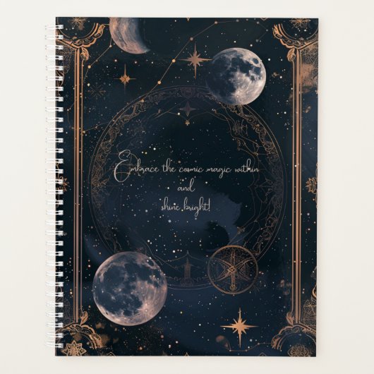 Celestial Mystique Planner/Notitieboek Planner (Voorkant)