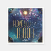 Celestial naar de maan en terug servetten (Voorkant)