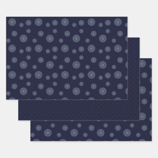 Celestial nacht inpakpapier set vel (Set)