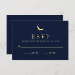 Celestial Navy Star Dust Minimal Response Kaart