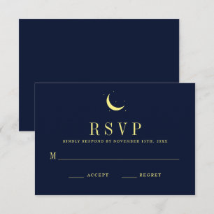 Celestial Navy Star Dust Minimal Response Kaart