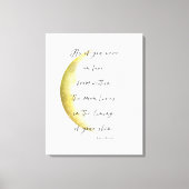 Celestial Neruda Poetry Stretched Canvas Print (Voorkant)