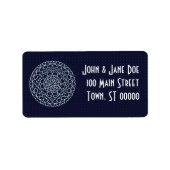 Celestial Night Address Label (Voorkant)