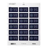 Celestial Night Address Label (Full Sheet)