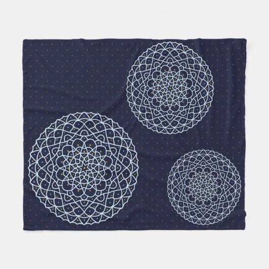 Celestial Night Fleece Blanket Deken (Voorkant (Horizontaal))