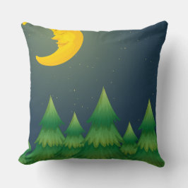 Celestial Night Forest Pillow Hoesje Kussen