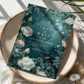 Celestial Night Garden Wedding Save The Date