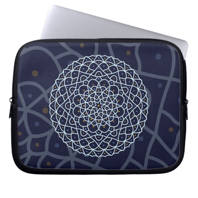 Celestial Night Laptop Hoesje Laptop Sleeve (Voorkant)