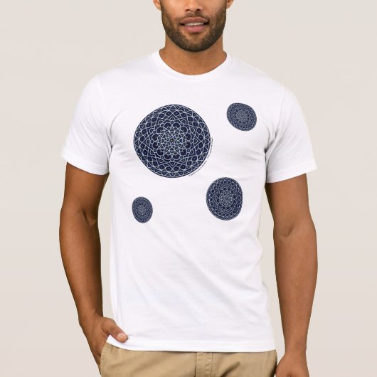 Celestial Night Mannen Light Shirt (Voorkant)