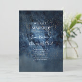 Celestial Night Sky | Aankondiging van de goudprij (Staand voorkant)