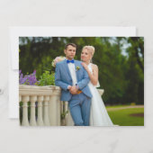 Celestial Night Sky Bruiloft Bedankkaart (Achterkant)