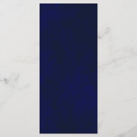 Celestial Night Sky Bruiloft Menu (Achterkant)
