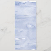 Celestial Night Sky Bruiloft Menu (Achterkant)