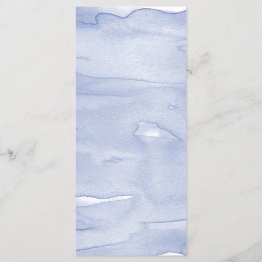 Celestial Night Sky Bruiloft Menu (Achterkant)