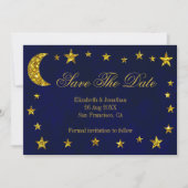 Celestial Night Sky Bruiloft Save The Date (Voorkant)