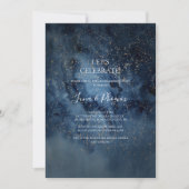 Celestial Night Sky | Gold Let's Celebrate Kaart (Voorkant)