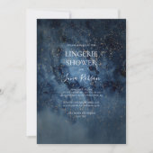 Celestial Night Sky | Gold Lingerie Shower Kaart (Voorkant)