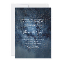 Celestial Night Sky | Goud traditioneel huwelijk