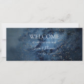 Celestial Night Sky | Koptekst Gold Seating Chart (Voorkant)