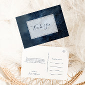 Celestial Night Sky met Lijst Dank u Briefkaart