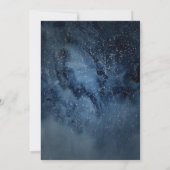 Celestial Night Sky met Lijst Wedding Brunch Kaart (Achterkant)