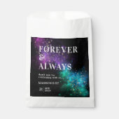 Celestial Night Sky Nebula Wedding Favor Bags Bedankzakje (Voorkant)