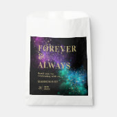 Celestial Night Sky Nebula Wedding Favor Bags Bedankzakje (Voorkant)