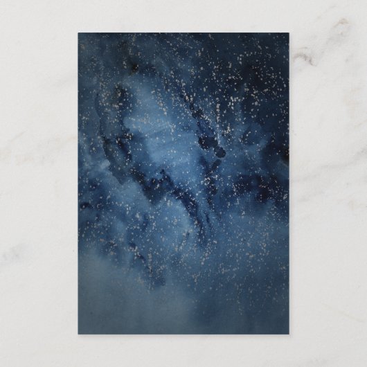 Celestial Night Sky | Silver Details Informatiekaartje (Achterkant)