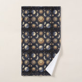 Celestial Night Sky Towel Set Bad Handdoek (Handdoek)