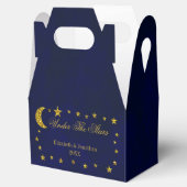 Celestial Night Sky Wedding Favoriete Boxen Bedankdoosjes (Geopend)