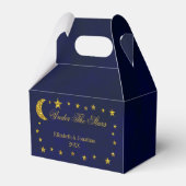 Celestial Night Sky Wedding Favoriete Boxen Bedankdoosjes (Voorkant Zijde)