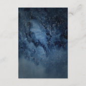 Celestial Night Sky | Zilverweddenschap Informatiekaartje (Achterkant)