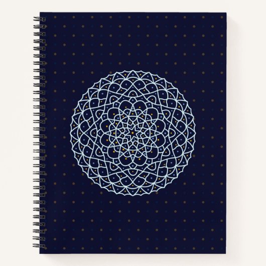 Celestial Night Spiral Notitieboek (Voorkant)