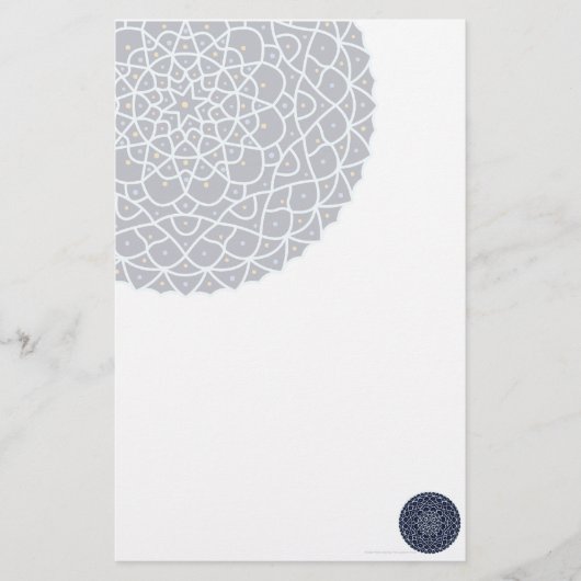 Celestial Night Stationery Briefpapier (Voorkant)