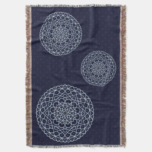 Celestial Night Throw Blanket Deken (Voorkant Verticaal)