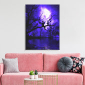 Celestial Night Wrapped Canvas (Insitu (Woonkamer))