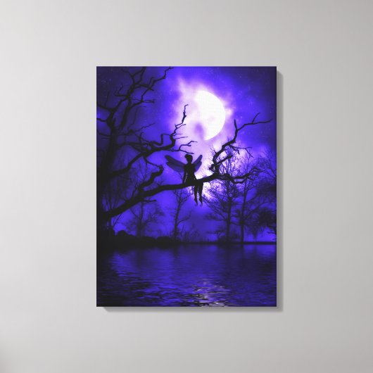 Celestial Night Wrapped Canvas Afdruk (Voorkant)