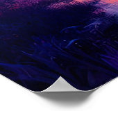 Celestial Nights, Starlit River in de Bossen Poster (Hoek)