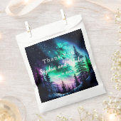 Celestial Northern Lights bruiloft gunst tassen Bedankzakje (Geknipt)