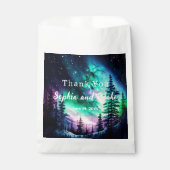 Celestial Northern Lights bruiloft gunst tassen Bedankzakje (Voorkant)