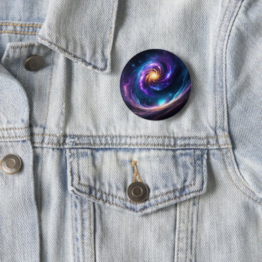 "Celestial Odyssey Print" Button (In situ)