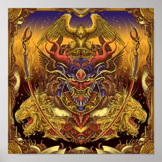 Celestial Oni Poster (Voorkant)