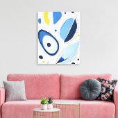 Celestial Orb Odyssey Abstract Canvas Afdruk (Insitu (Woonkamer))