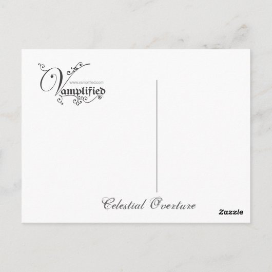 Celestial Overture Vamplified Briefkaart (Achterkant)