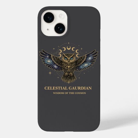 Celestial Owl Cosmic Guardian Case-Mate iPhone Case (Achterkant)