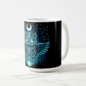 Celestial Owl – Cosmic Wisdom Wildlife Galaxy Koffiemok (Voorkant rechts)