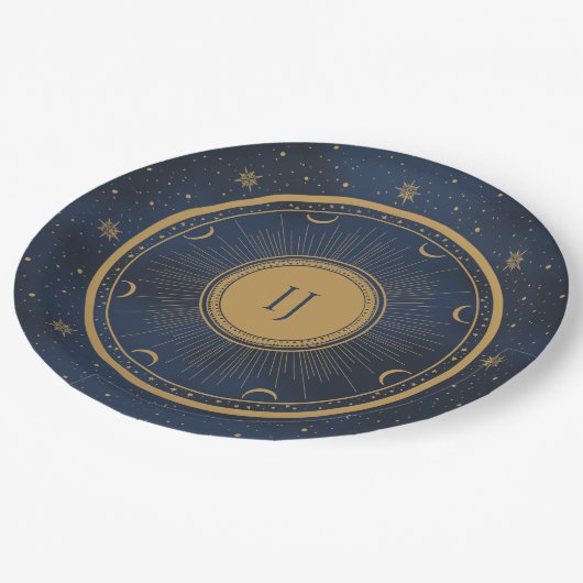 celestial papieren bordje (Gekanteld)