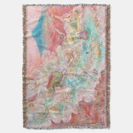 Celestial Parade: A Dreamt Ritual Deken (Voorkant Verticaal)