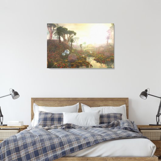 Celestial Park - door Jurgen Ziewe Canvas Afdruk (Insitu (Slaapkamer))